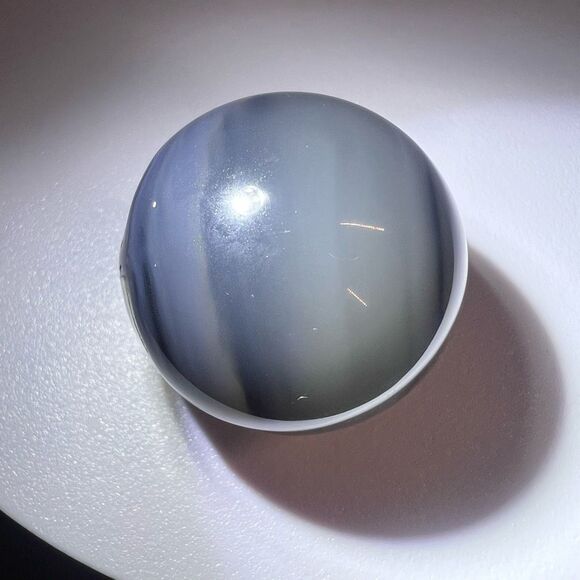 Volcano Agate Sphere UV Reactive (#4) - Picture 11 of 16